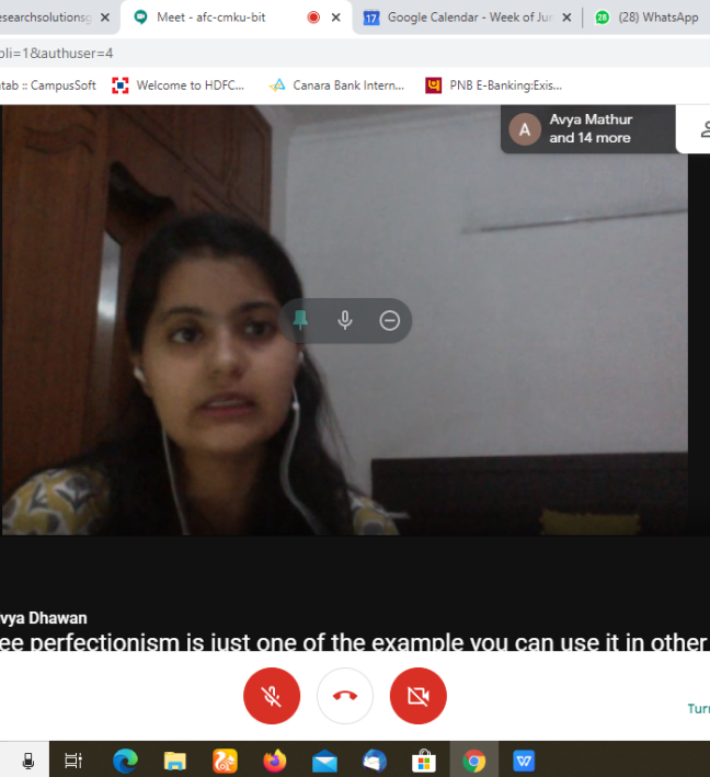 1st Online summer Internship in Clinical Psychology organized by Research Solutions Global