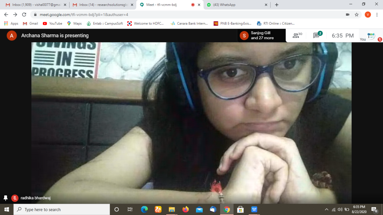 5th Online Internship- Therapeutic Techniques